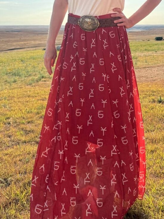 Sterling Kreek Dresses & Skirts - NWT Western Red Dirt Ranch Branded Maxi Skirt